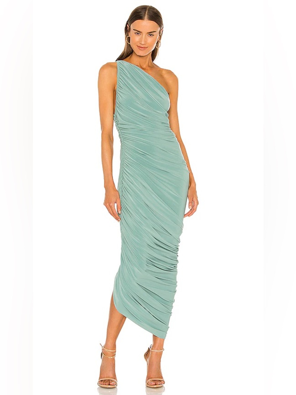 Norma Kamali Diana Gown in Vintage Mint